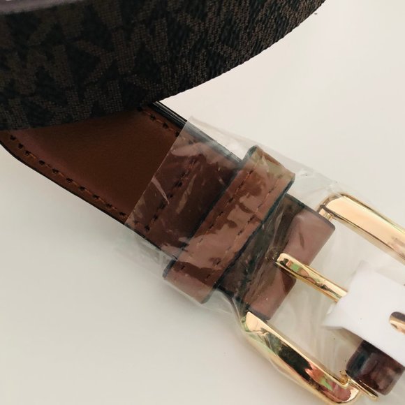 MICHAEL KORS Signature Logo NWT Belt Size Medium - Picture 3 of 5